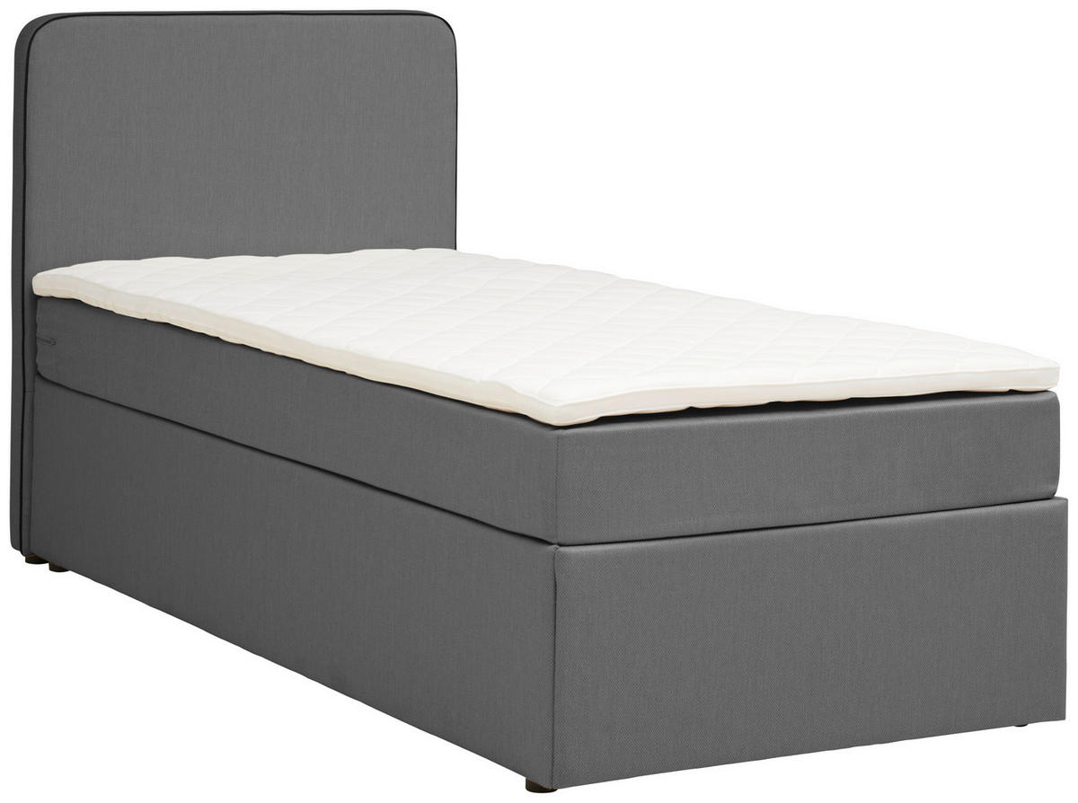 BOXBETT 90/200 cm  in Grau  - Grau, KONVENTIONELL, Holz (90/200cm) - P & B