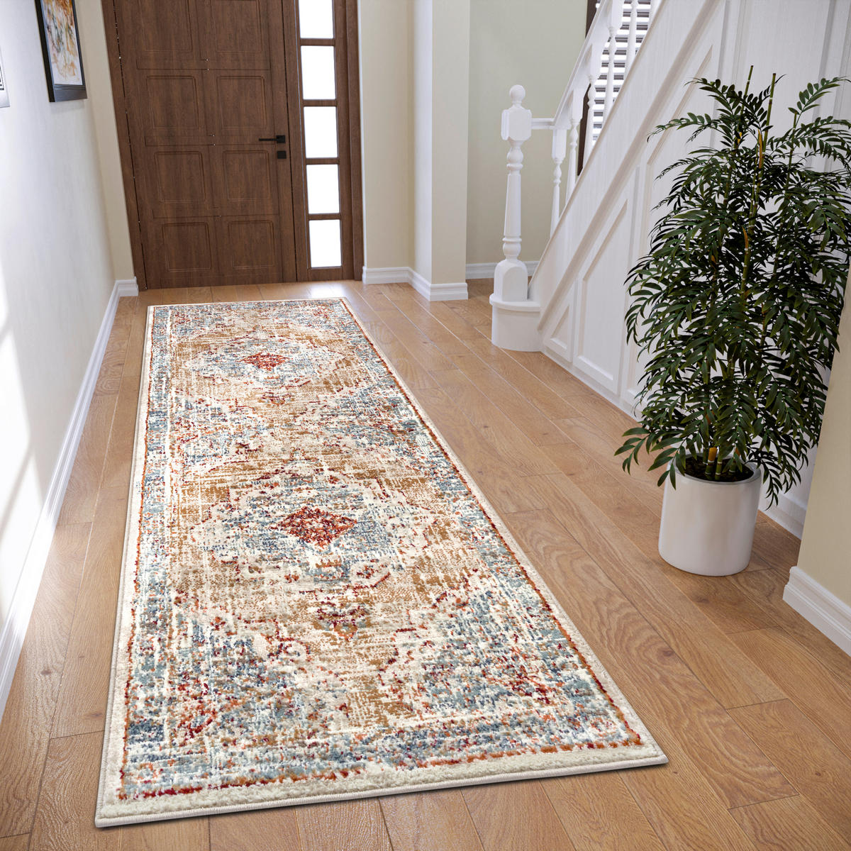 LÄUFER 80/240 cm Luxor  - Multicolor/Honig, Design, Kunststoff/Textil (80/240cm) - Hanse Home
