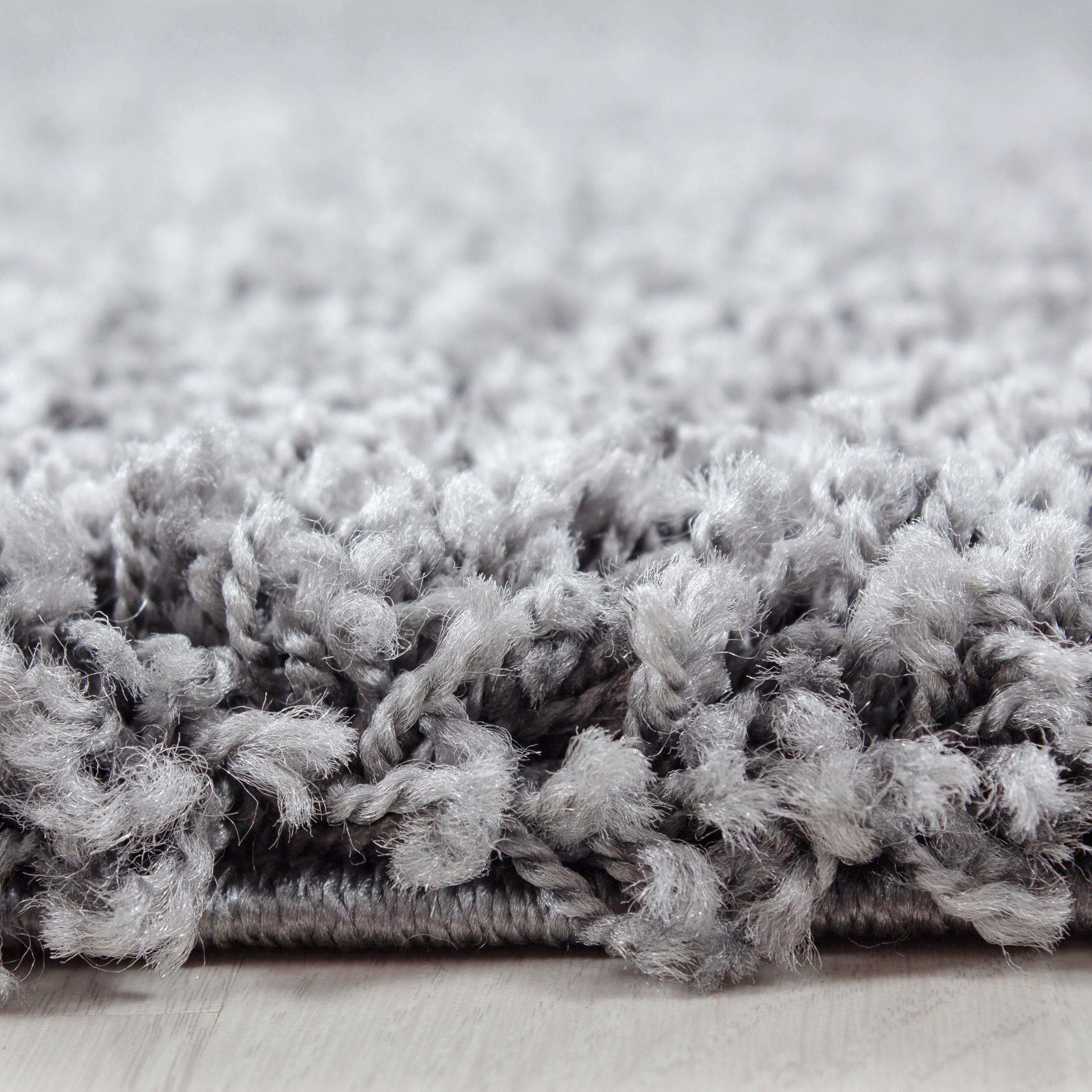 Thumbnail - Ayyildiz  Hochflorteppich Life 1500, Hellgrau, Textil, Uni, rechteckig, 100x200 cm, Oeko-Tex® Standard 100, für Fußboden...