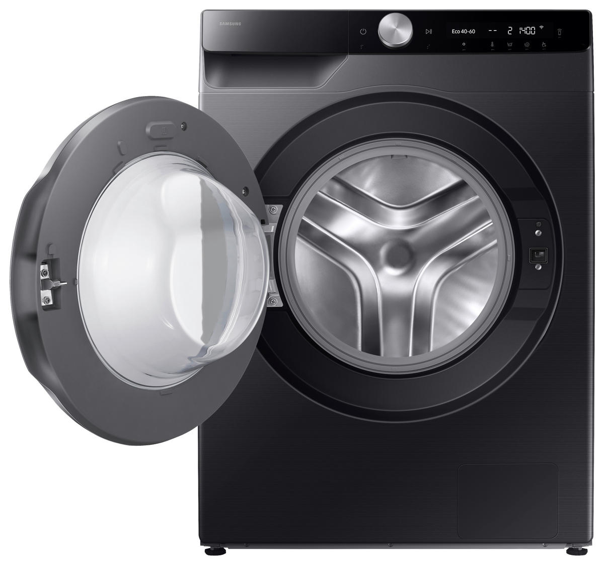 WASCHMASCHINE WW90DG6U25LBU2  - Schwarz, Basics, Glas/Kunststoff (60/85/60cm) - Samsung
