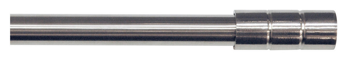 GARDINSTÅNGSET 120-210 cm  - stålfärgad, Basics, metall (120-210cm)