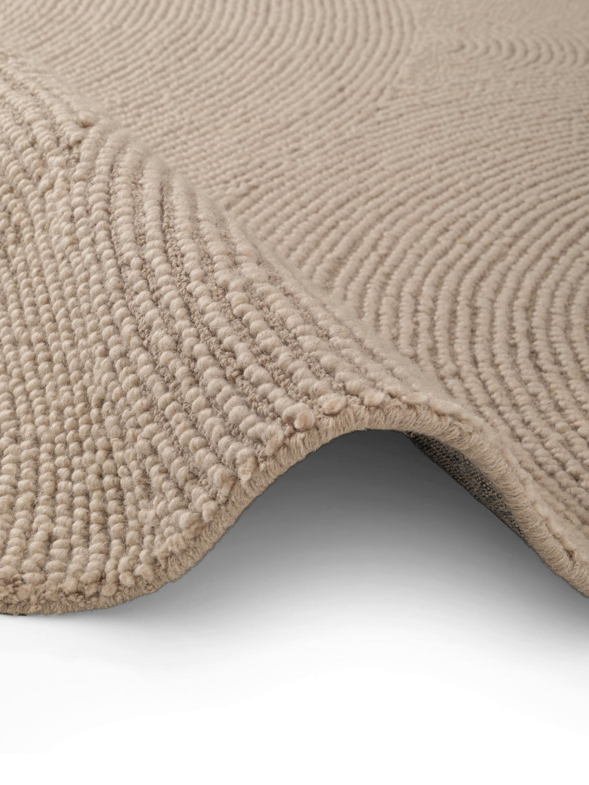 WOLLTEPPICH 120 cm Eleni Beige  - Beige, Basics, Textil (120cm)