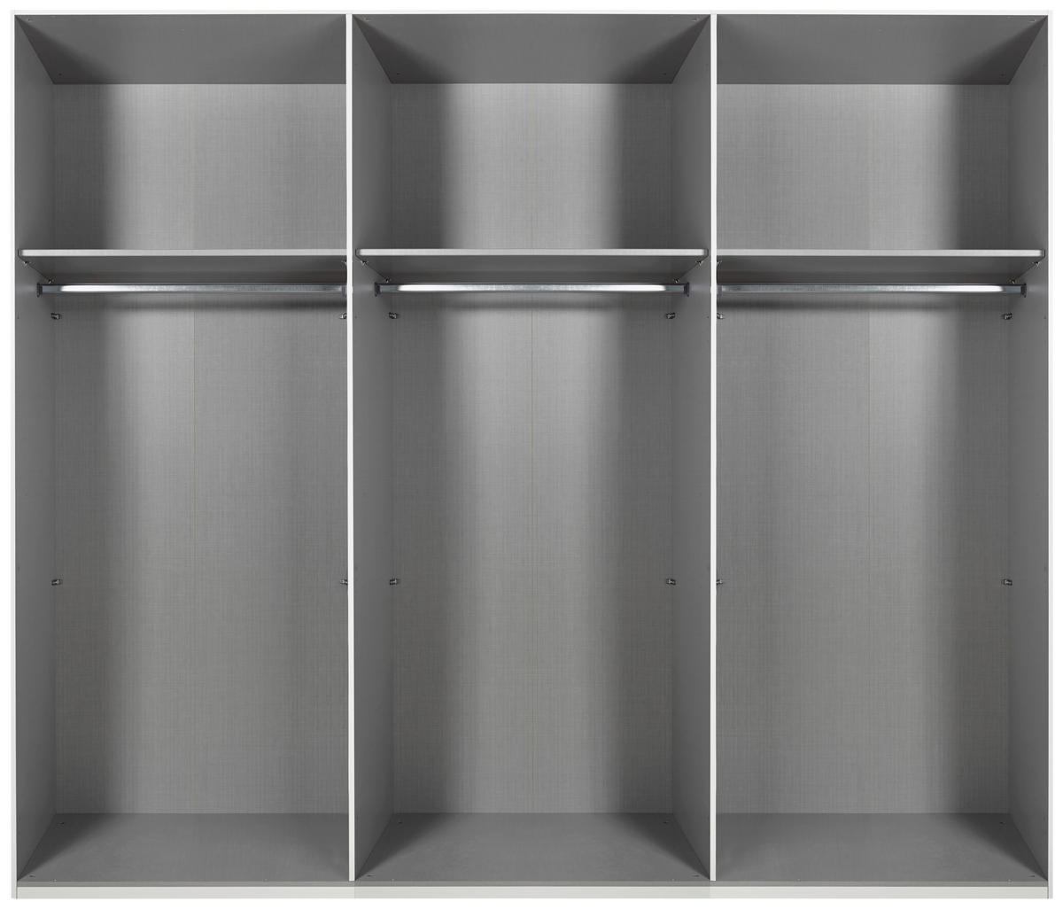 DREHTÜRENSCHRANK 300/216/58 cm 6-türig Graphitfarben  - Schwarz/Graphitfarben, MODERN, Holzwerkstoff/Metall (300/216/58cm) - MID.YOU