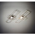 LED-DECKENLEUCHTE Irvine 70/30/6,2 cm  - Nickelfarben, Basics, Kunststoff/Metall (70/30/6,2cm) - Novel