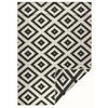 OUTDOORTEPPICH 80/150 cm Twin Creme, Schwarz  - Creme/Schwarz, Basics, Kunststoff (80/150cm)