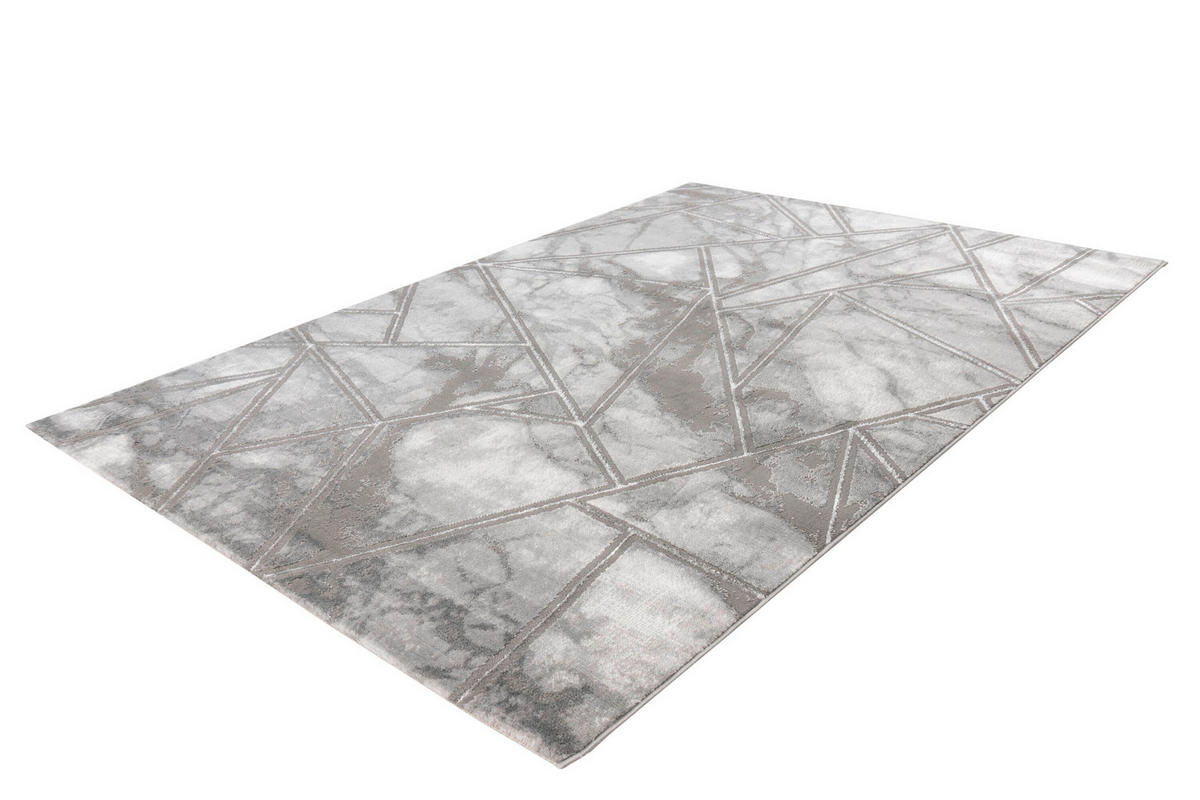 FLACHWEBETEPPICH 120/170 cm Silberfarben  - Silberfarben, Basics, Textil (120/170cm) - Kayoom