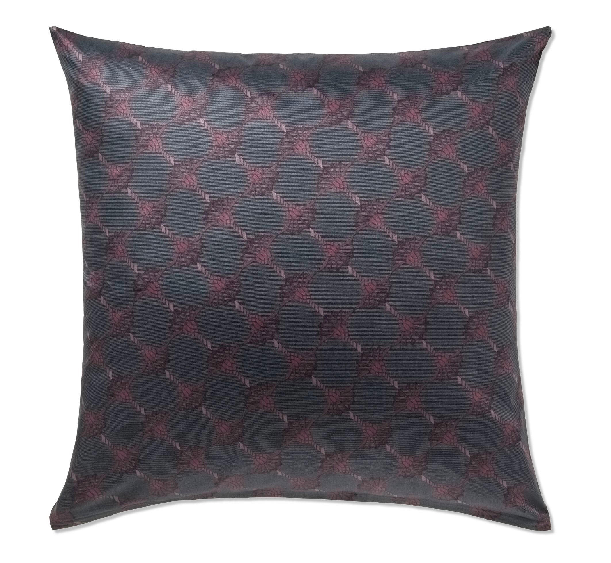KOPFKISSENBEZUG Cornflower double 80/80 cm  - Lila/Aubergine, Basics, Textil (80/80cm) - Joop!