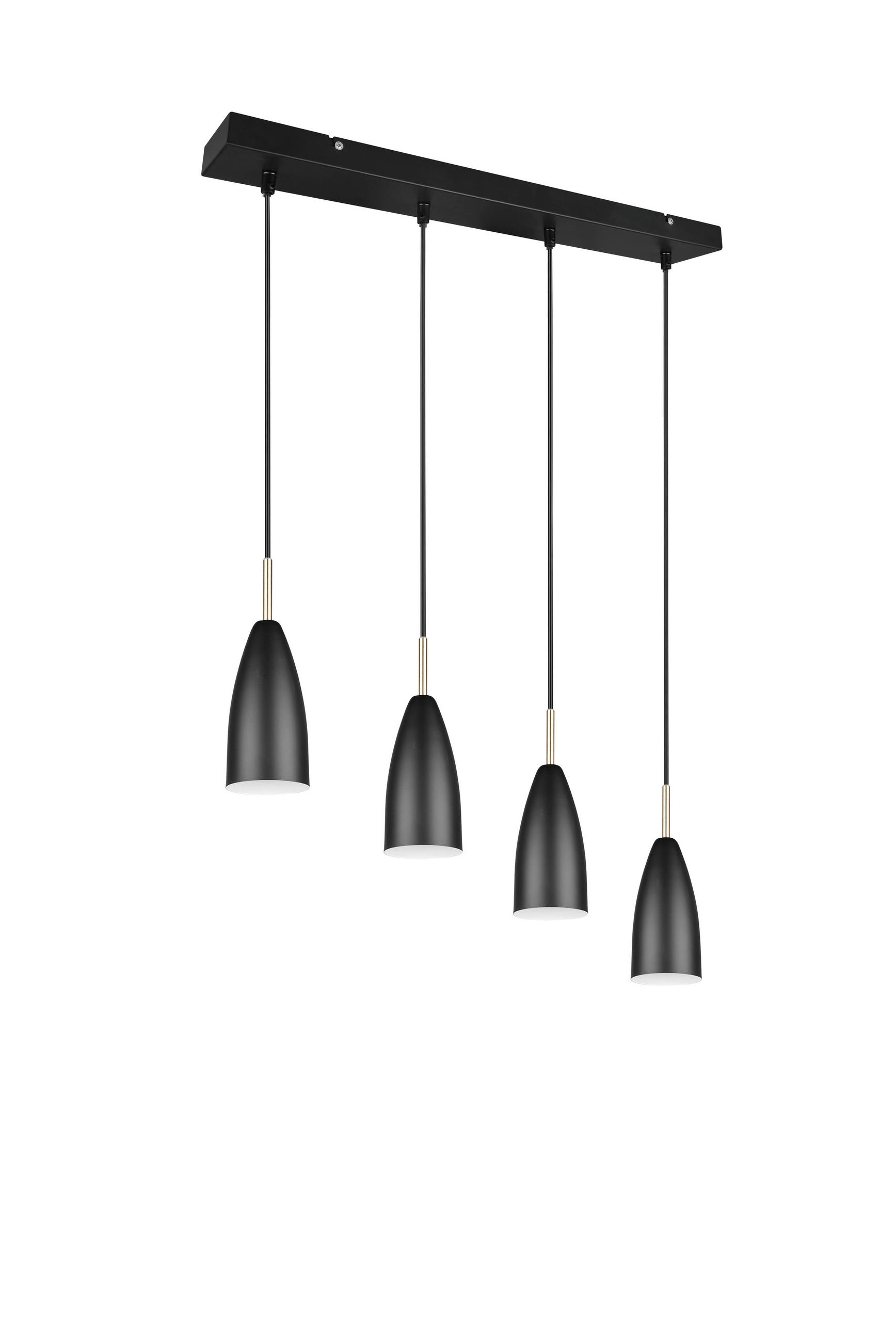 PENDELLEUCHTE 58/150/9 cm  - Schwarz, Basics, Metall (58/150/9cm)