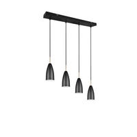 PENDELLEUCHTE  58/150/9 cm   - Schwarz, Basics, Metall (58/150/9cm)