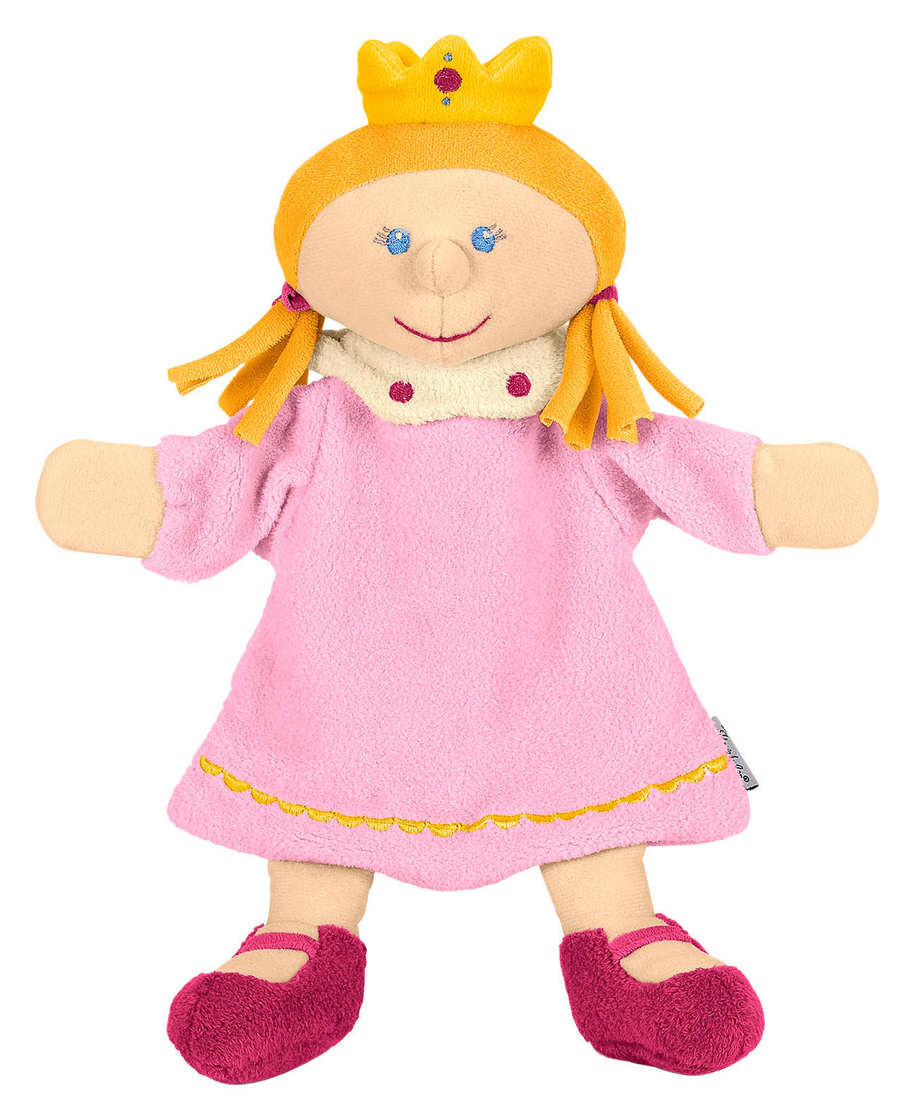 HANDPUPPE - Pink/Gelb, Basics, Textil (30/27/9cm) - Sterntaler