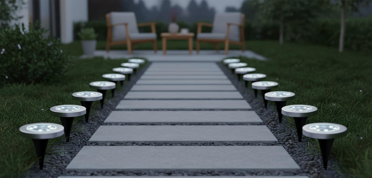 SOLCELLSLAMPA 11,8/13 cm   - stålfärgad/svart, Lifestyle, metall/plast (11,8/13cm) - Ambia Garden