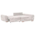 ECKSOFA in Cord Beige  - Eichefarben/Beige, KONVENTIONELL, Holz/Textil (276/177cm) - Carryhome