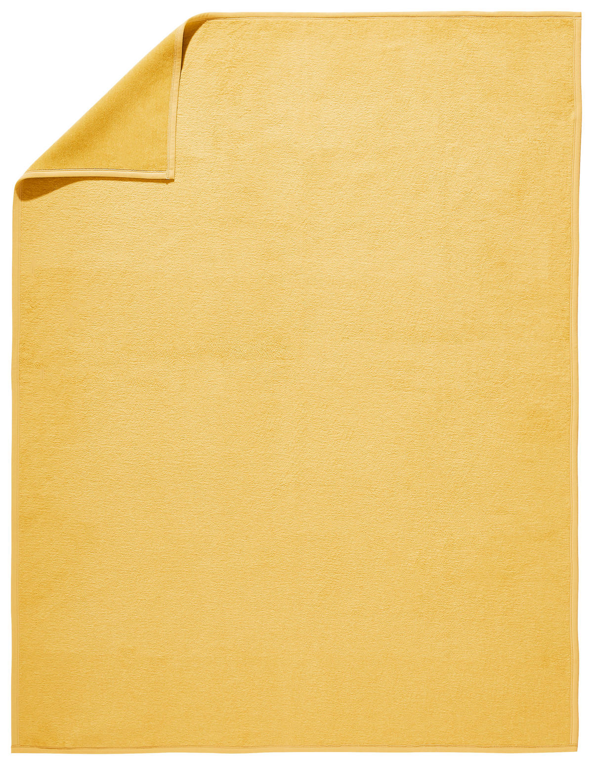 PLÉD 150/200 cm  - sárga, Basics, textil (150/200cm) - Novel