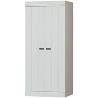 DREHTÜRENSCHRANK 77/175/56 cm 2-türig Weiß  - Weiß, Design, Holz/Holzwerkstoff (77/175/56cm) - Livetastic
