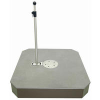 SONNENSCHIRMSTÄNDER - Greige, KONVENTIONELL, Keramik/Metall (81/15/81cm)