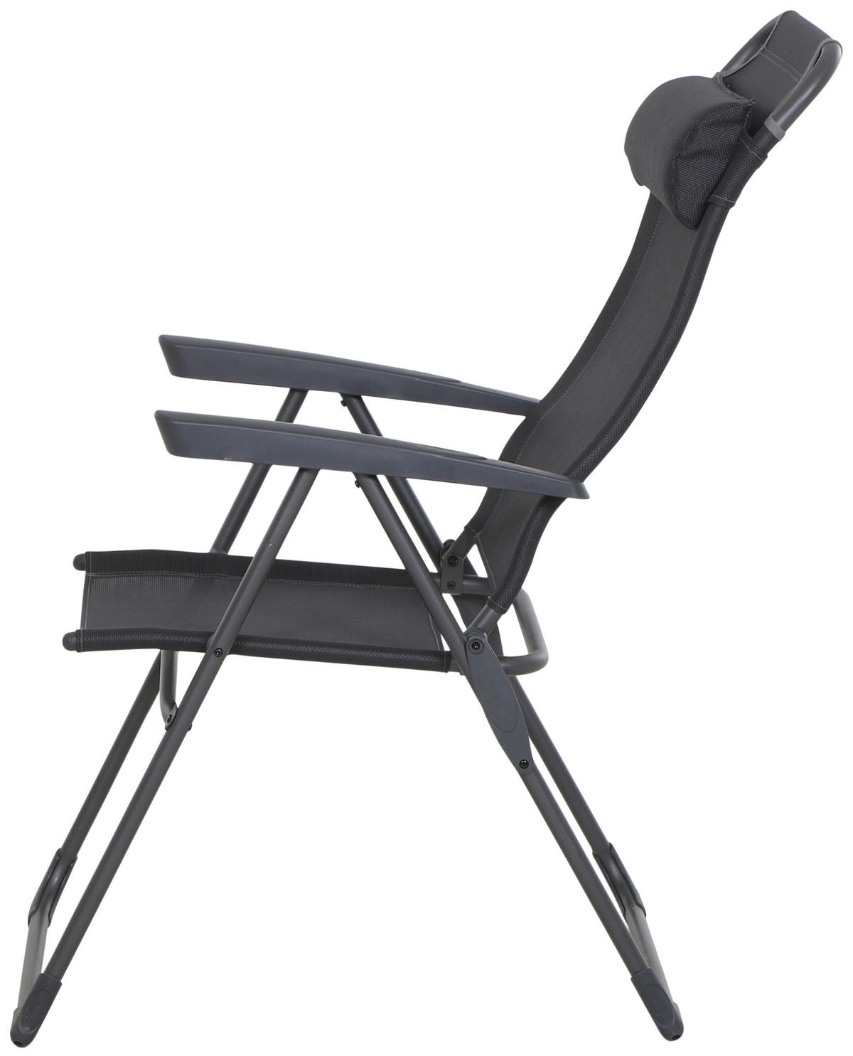 CAMPINGSESSEL - Anthrazit, KONVENTIONELL, Kunststoff/Textil (72/117/59cm) - Siena Garden