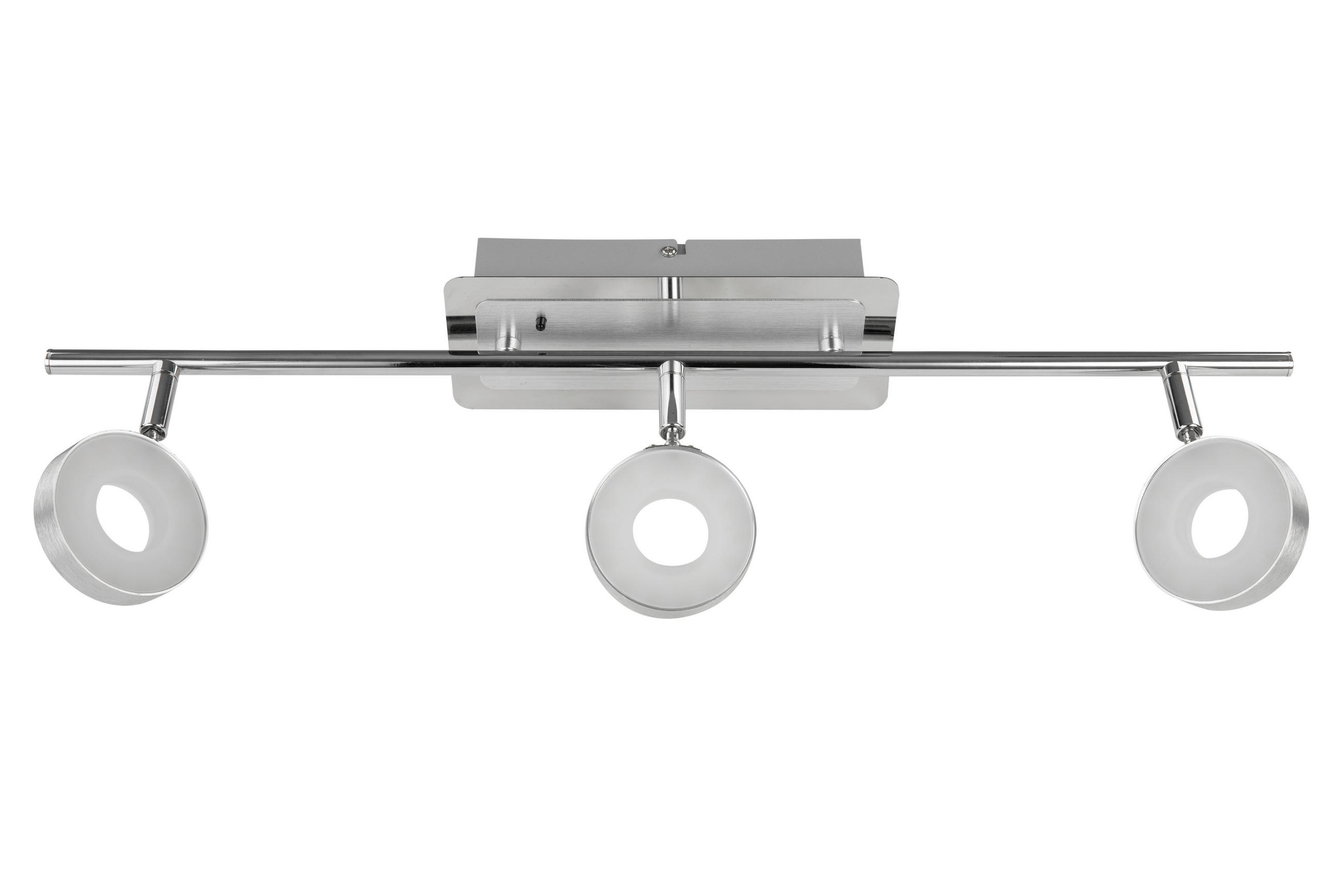 LED REFLEKTOR Inele  - boje kroma/boje aluminija, Trend, metal (60,5/9/18,5cm) - Novel