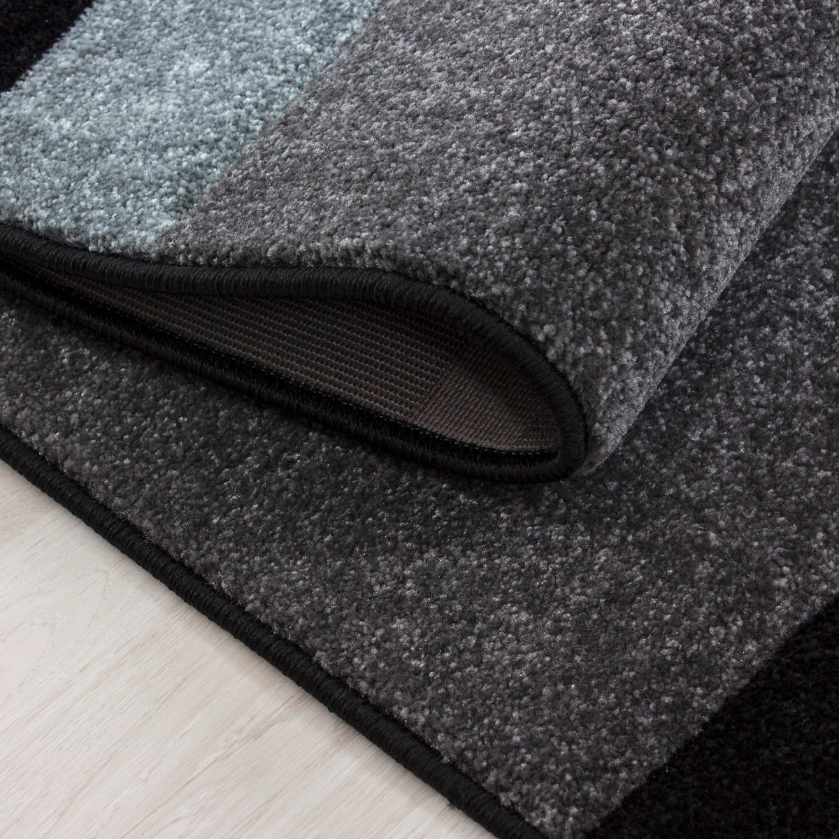 FLACHWEBETEPPICH 280/370 cm Hawaii Grau  - Grau, Basics, Textil (280/370cm) - Novel