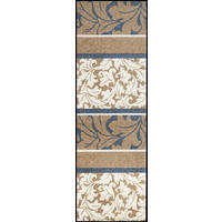 TRAVERSĂ - albastru/alb, Konventionell, plastic/textil (60/180cm) - wash+dry