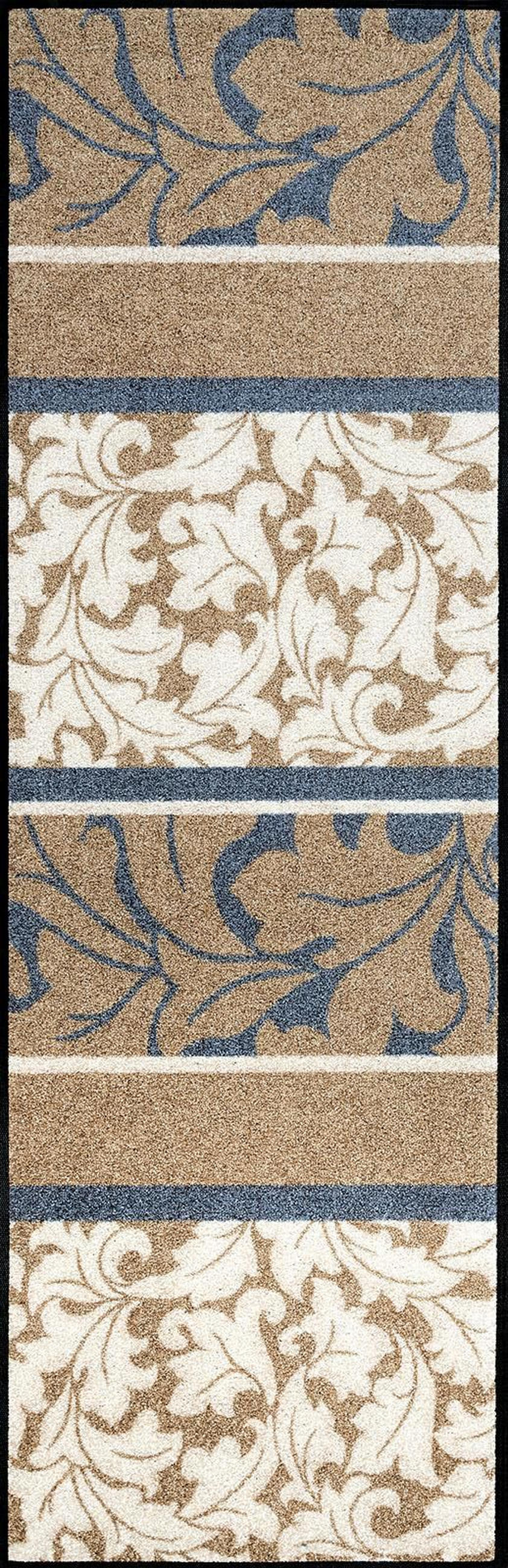 TRAVERSĂ - albastru/alb, Konventionell, plastic/textil (60/180cm) - wash+dry