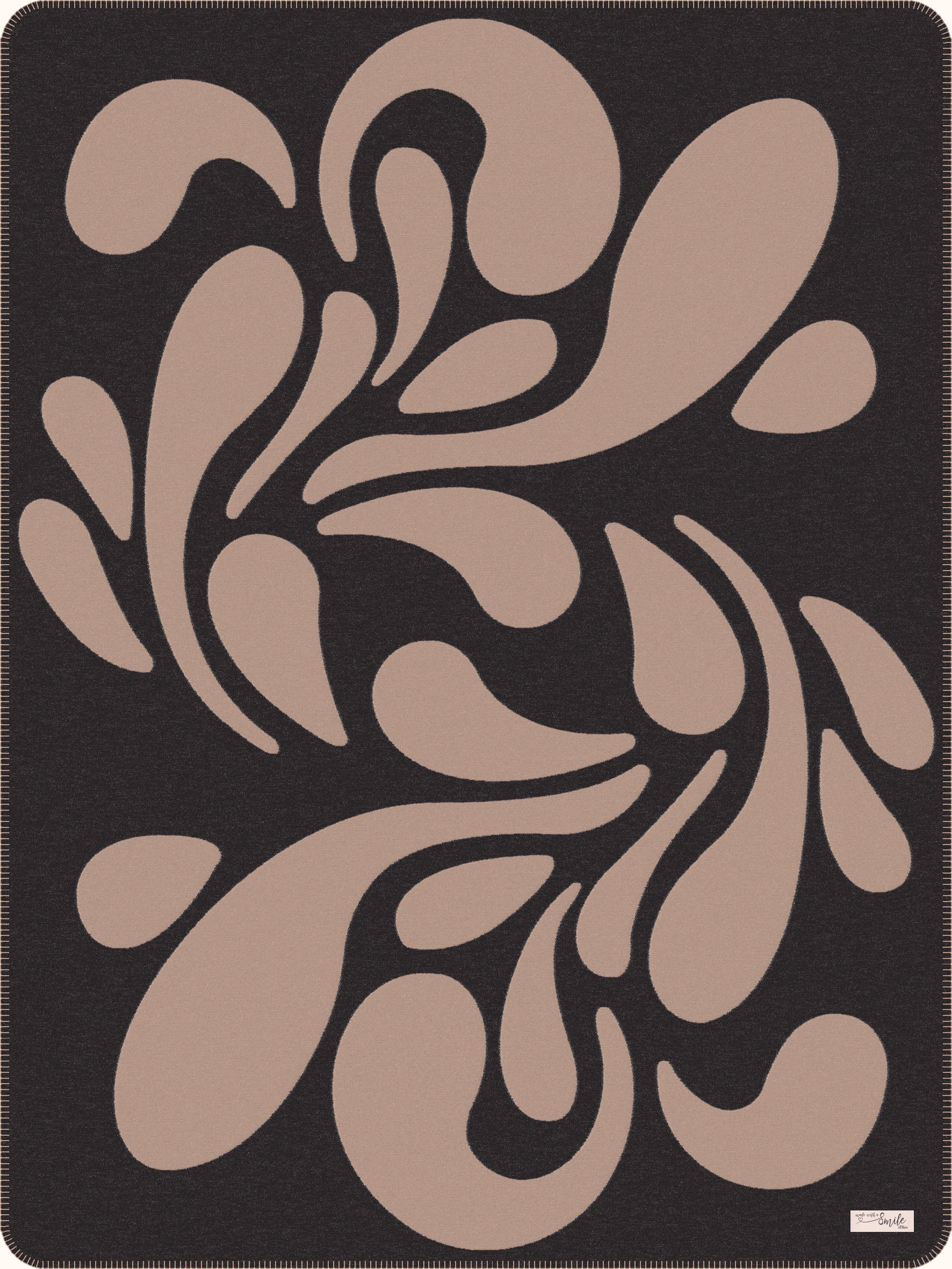 DEKA, bavlna, 150/200 cm - černá/světle hnědá, Lifestyle, textil (150/200cm) - S. Oliver