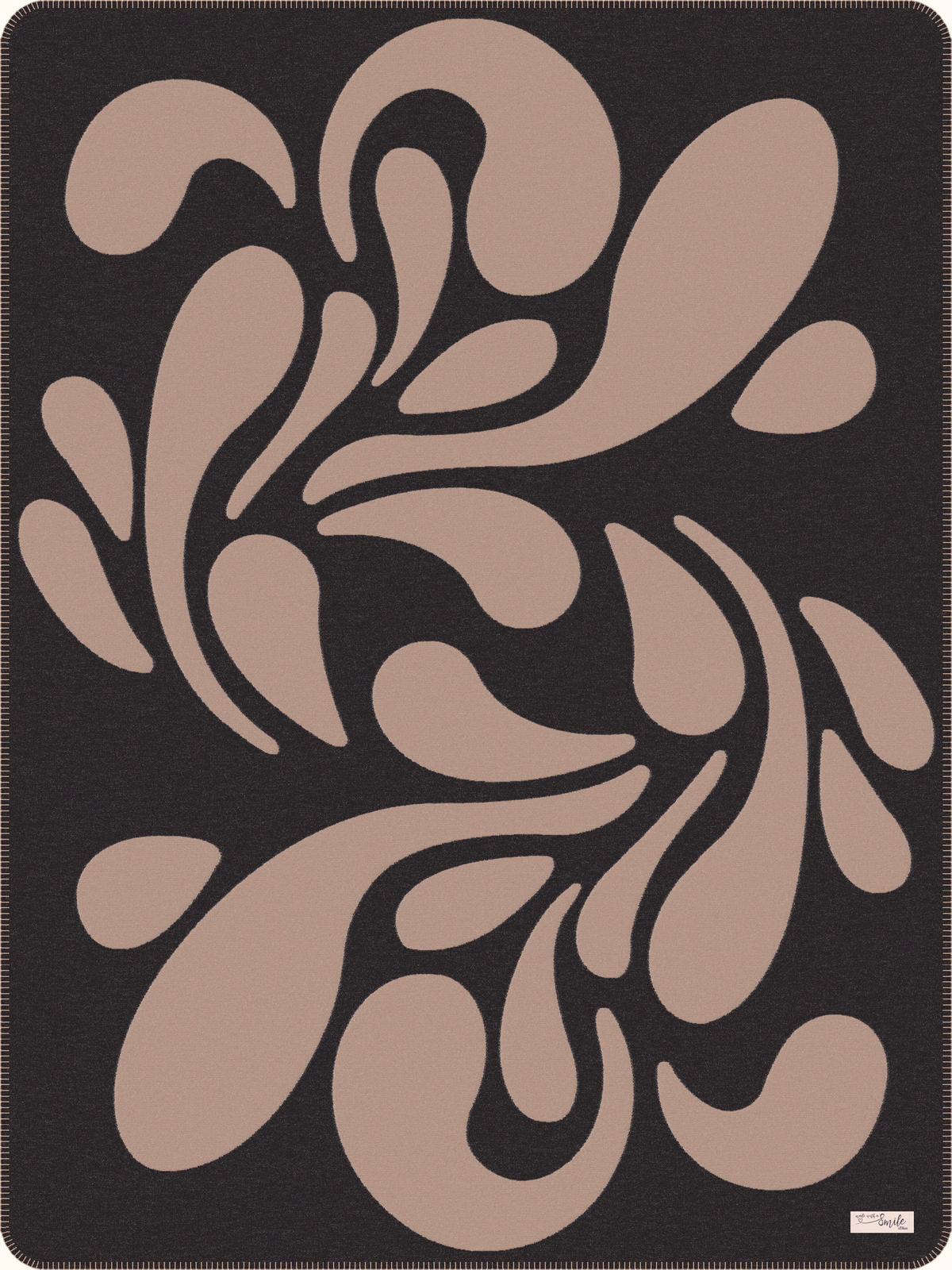 DEKA, bavlna, 150/200 cm - svetlohnedá/čierna, Lifestyle, textil (150/200cm) - S. Oliver
