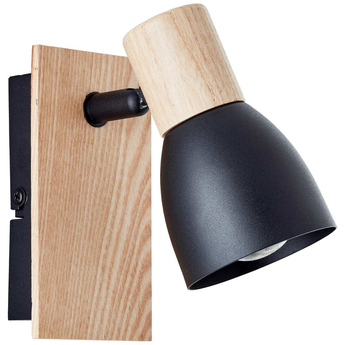 STRAHLER 14/7 cm   - Schwarz/Naturfarben, Basics, Holz/Metall (14/7cm) - Brilliant