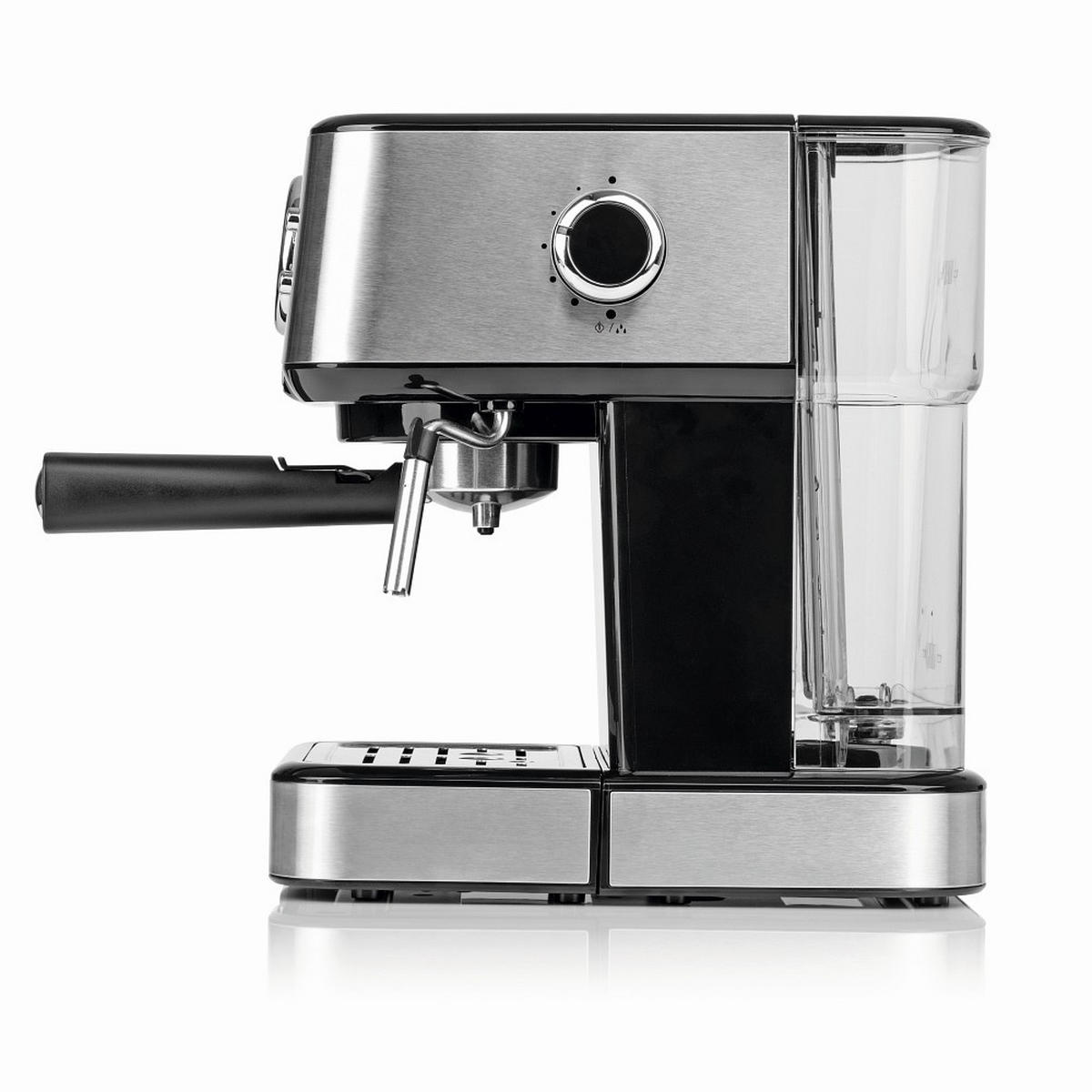 ESPRESSOMASCHINE Beem  - Edelstahlfarben/Schwarz, Basics, Kunststoff/Metall (32/27,5/30cm) - Beem