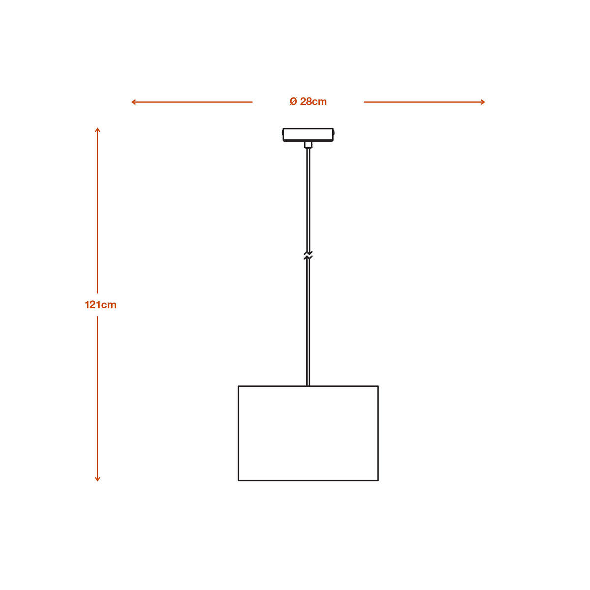 PENDELLEUCHTE 28/121 cm   - Dunkelgrau, KONVENTIONELL, Naturmaterialien/Metall (28/121cm) - Ledvance