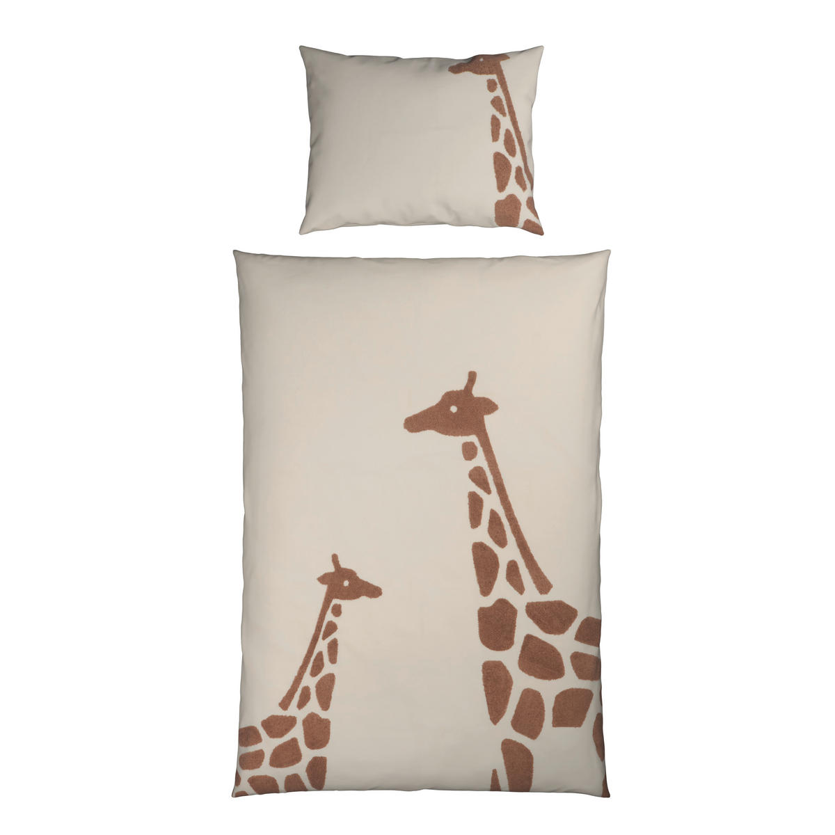 BABYBETTWÄSCHE Webstoff 100/135 cm  - Braun, Trend, Textil (100/135cm) - Patinio