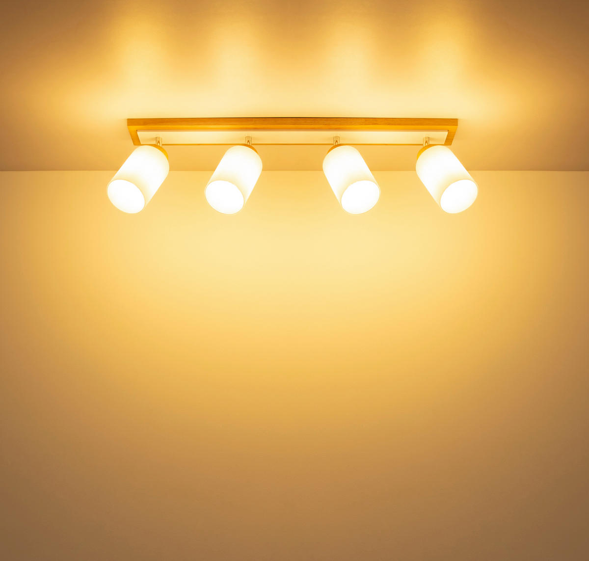 STRAHLER Rowena 81/10,3/22 cm  - Chromfarben/Opal, Design, Glas/Holz (81/10,3/22cm) - Globo