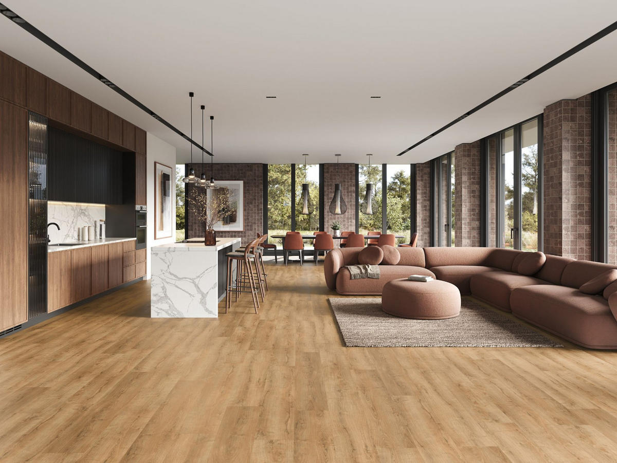 Vinylboden Econfloor LA BOHEME 55 COUNTRY WOOD  per  m² - Naturfarben, Basics, Kunststoff/Stein (23/128/0.57cm) - Econfloor