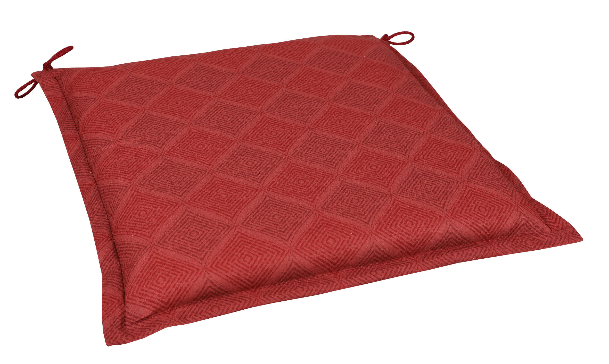 SITZKISSEN   45/5/47 cm  - Bordeaux/Rot, KONVENTIONELL, Textil (45/5/47cm)