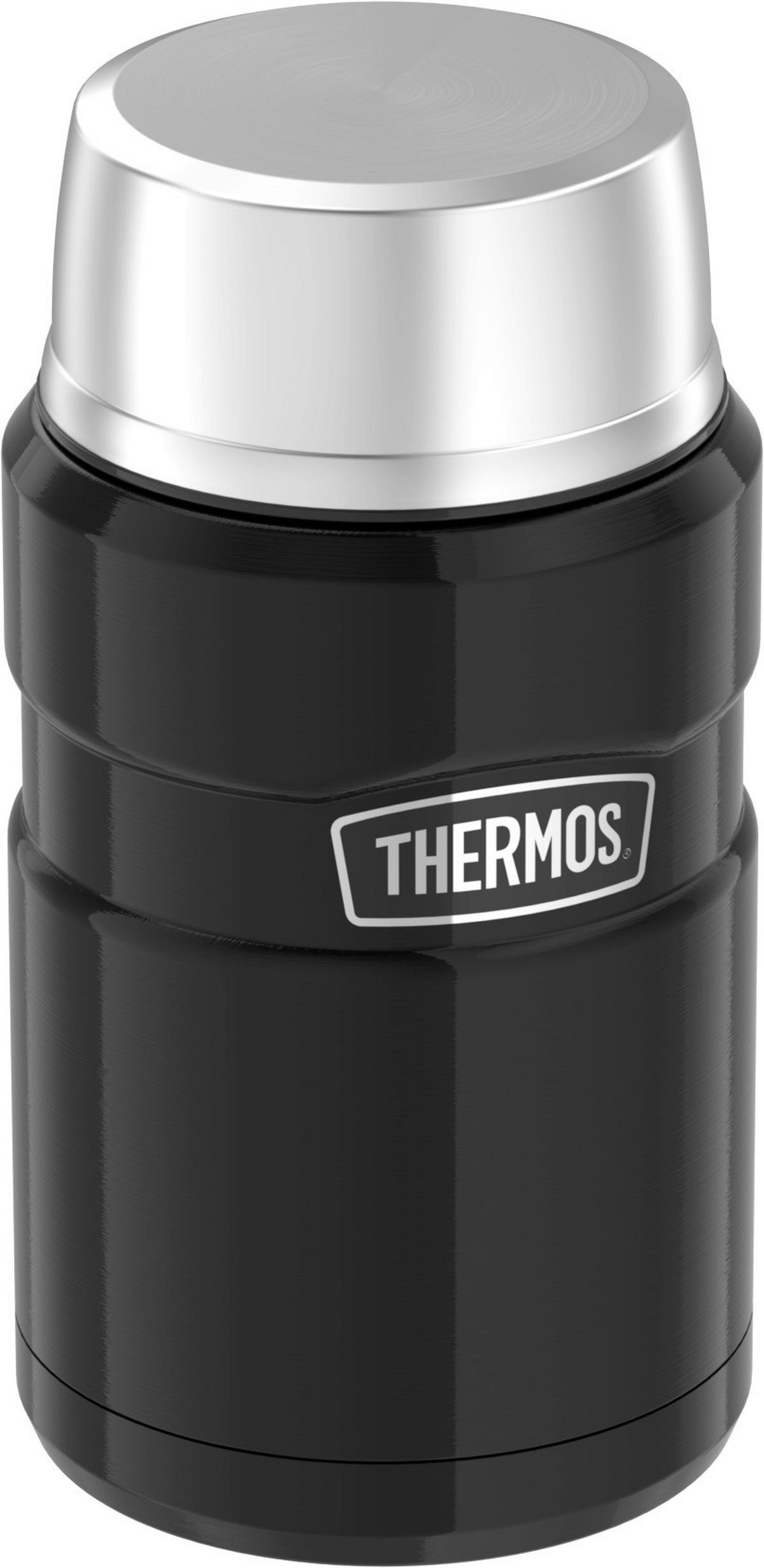 ISOLIERSPEISEGEFÄSS Stainless King 0,71 L  - Schwarz Hochglanz, Metall (0,71l) - Thermos
