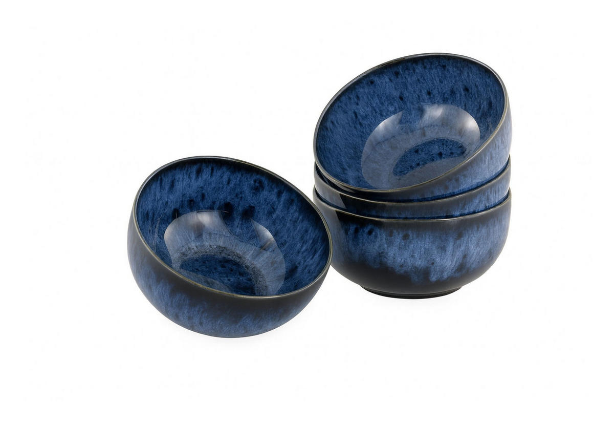 SCHÜSSELSET 4-teilig Allround Magic Blue   - Blau/Schwarz, Basics, Keramik (16/7,5cm) - Creatable