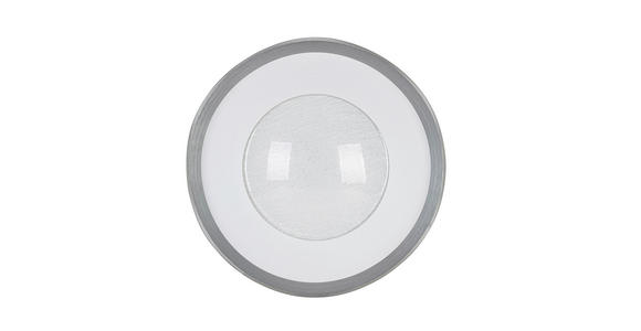 LED-DECKENLEUCHTE 50/9 cm   - Dunkelgrau/Transparent, Design, Kunststoff/Metall (50/9cm) - Novel