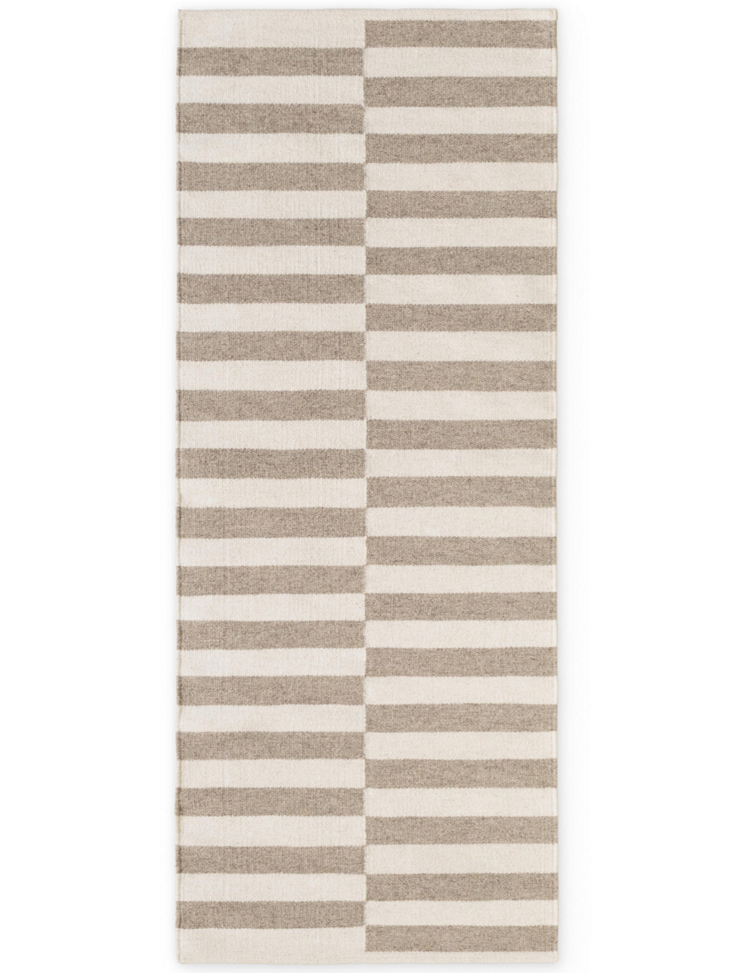 LÄUFER 80/200 cm Vika  - Greige/Weiß, Basics, Textil (80/200cm) - Hanse Home