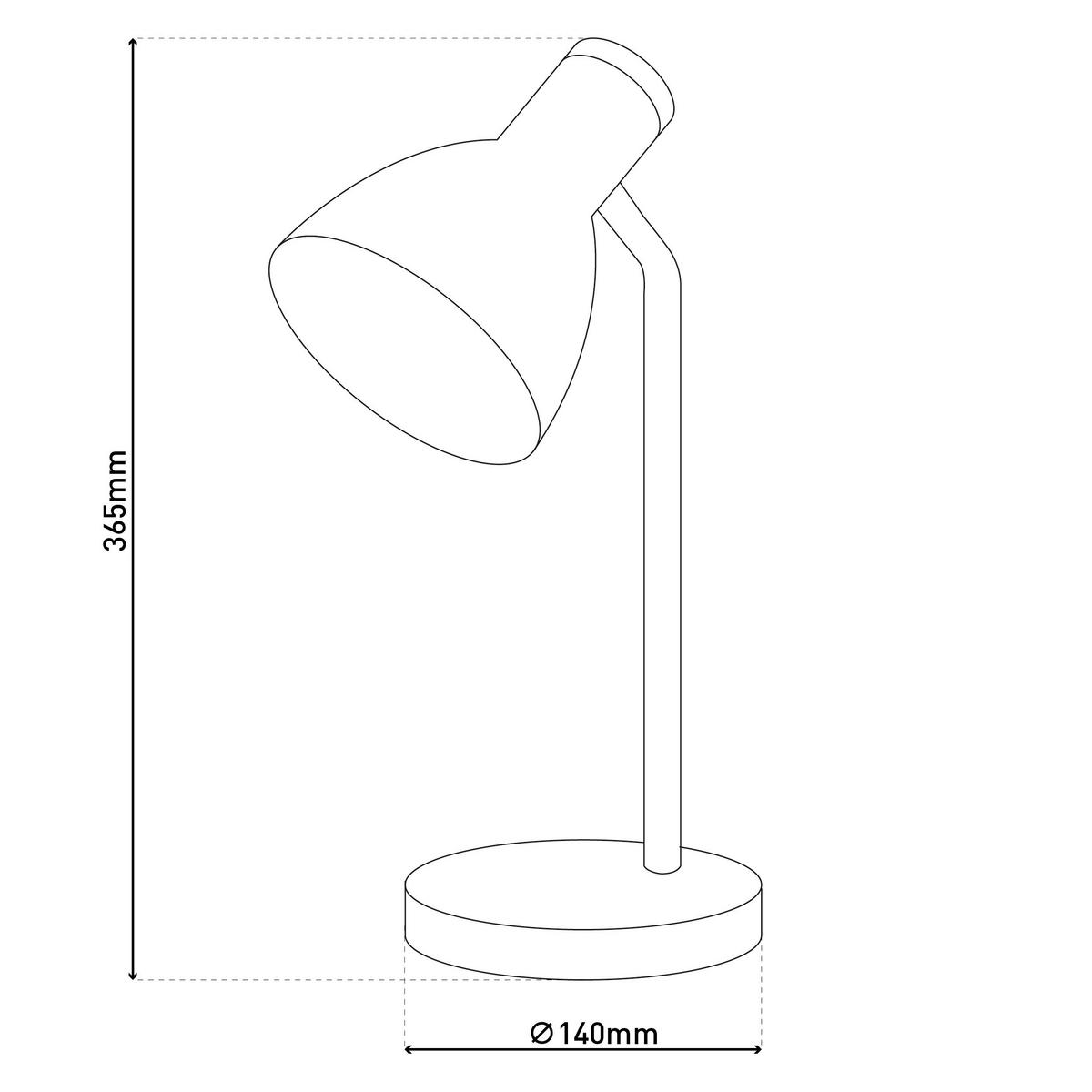 TISCHLEUCHTE 14/14/36 cm   - KONVENTIONELL (14/14/36cm) - Näve