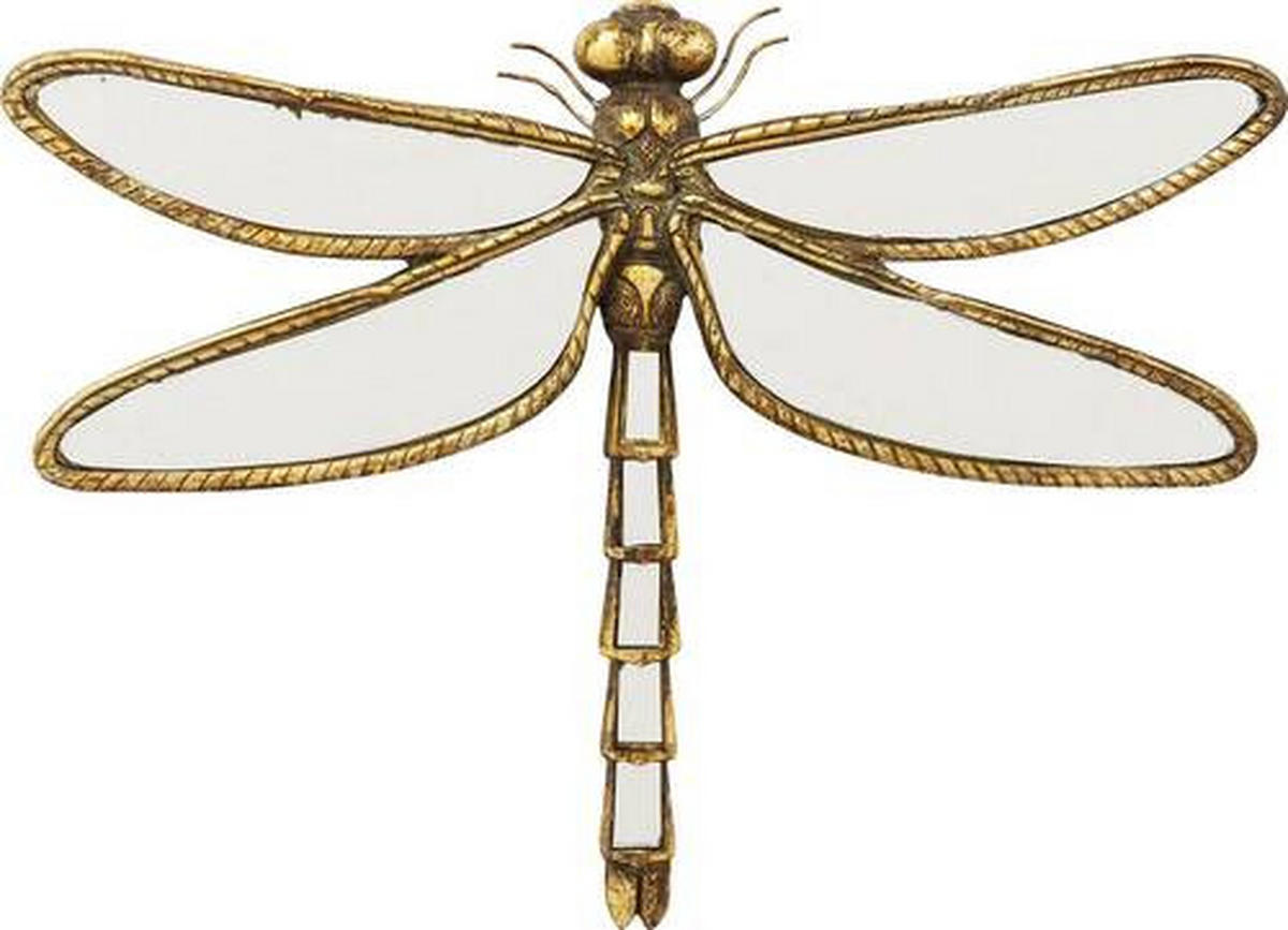 WANDDEKO    - Goldfarben, LIFESTYLE, Glas/Kunststoff (27/35/4cm) - Ambia Home