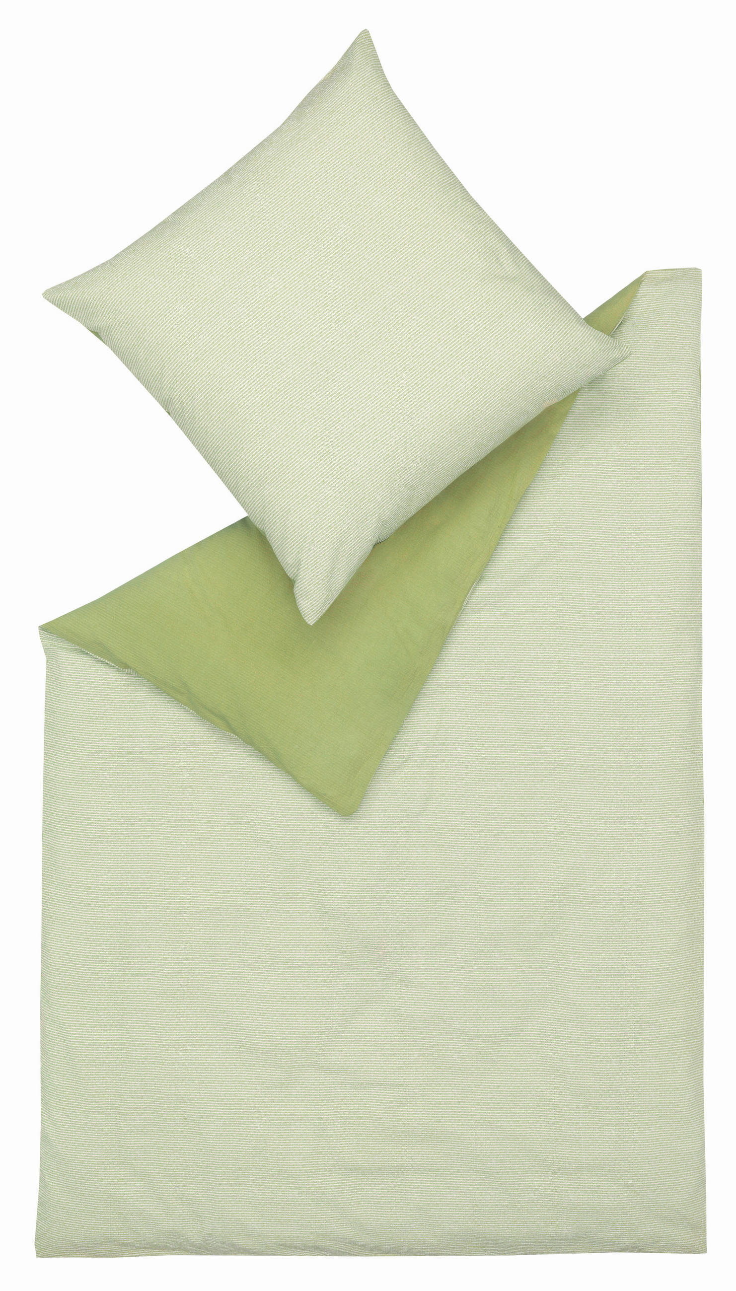 WENDEBETTWÄSCHE E-Caja Seersucker 135/200 cm  - Hellgrün/Grün, Basics, Textil (135/200cm) - Esprit