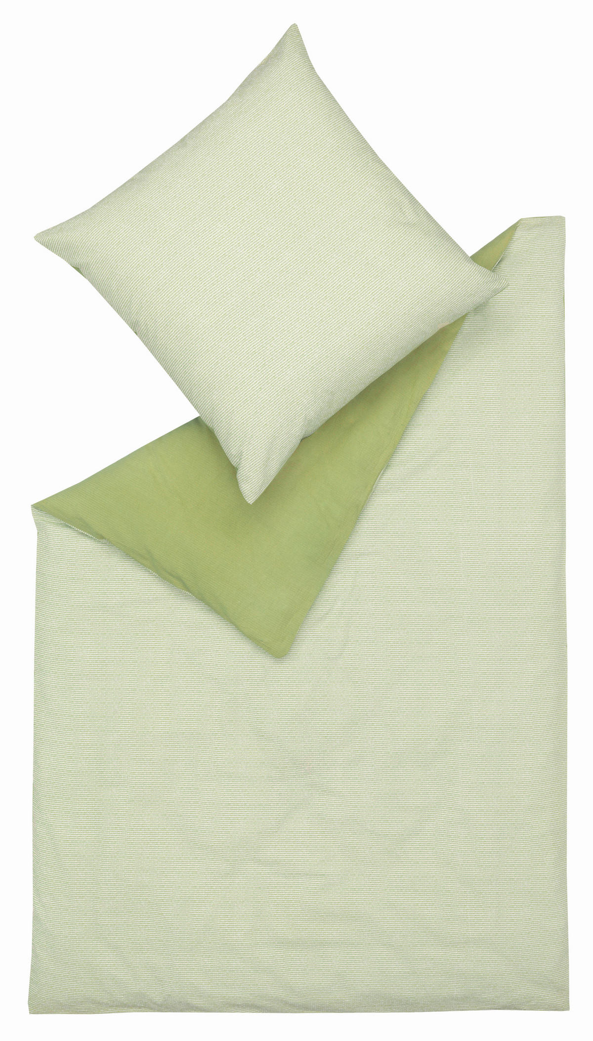 WENDEBETTWÄSCHE E-Caja Seersucker 135/200 cm  - Hellgrün/Grün, Basics, Textil (135/200cm) - Esprit