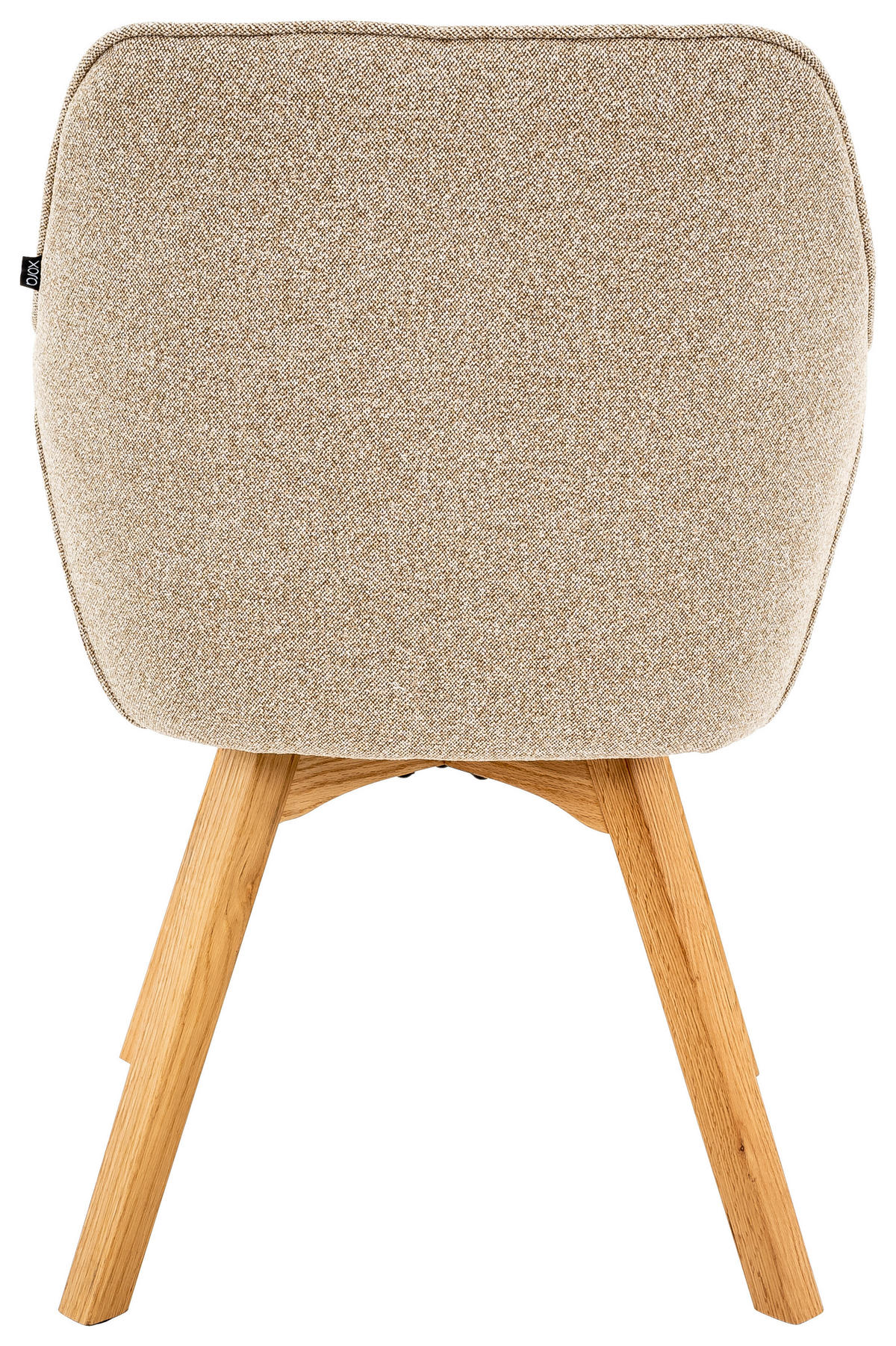 ŽIDLE S PODRUČKAMI, struktura, krémová, barvy dubu - barvy dubu/krémová, Design, dřevo/textil (57/91/64cm) - Xora