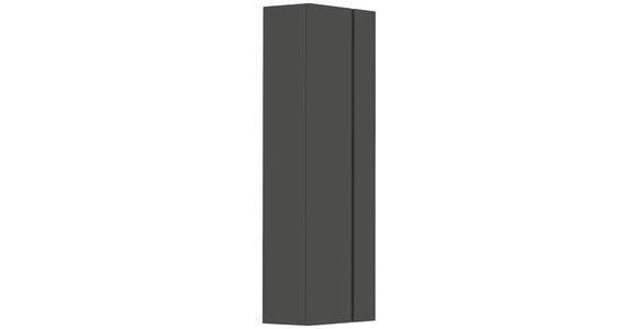 GARDEROBENSCHRANK Gardasee in 60/179/33 cm - Anthrazit, Design, Holzwerkstoff (60/179/33cm) - Moderano