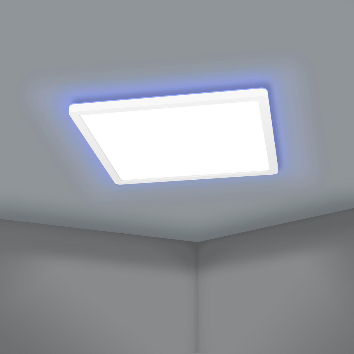 LED-DECKENLEUCHTE     - Weiss, Basics, Kunststoff (39/3/39cm) - Eglo