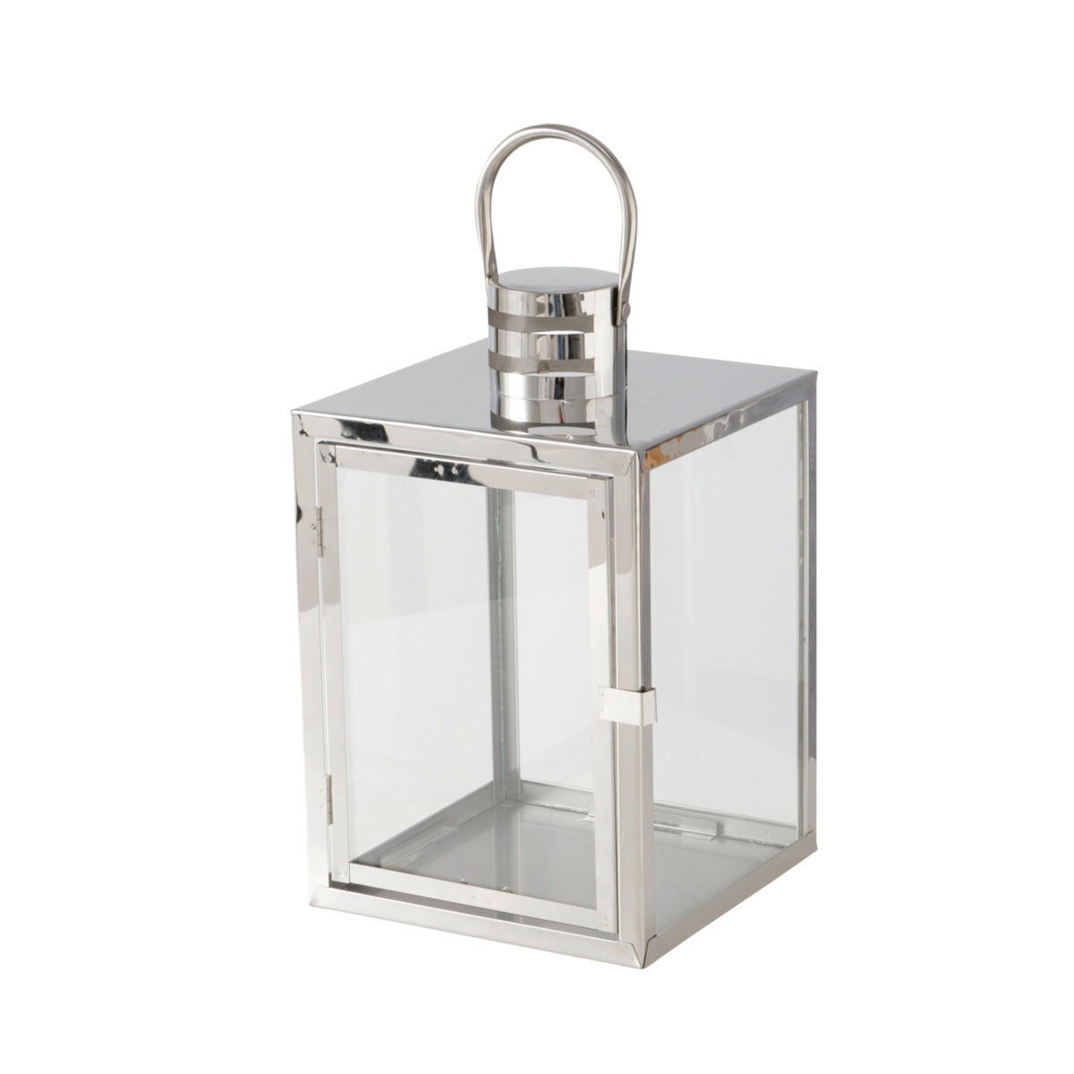 LAMPÁŠ kov, sklo - strieborná, Design, kov/sklo (18/18/29cm)