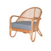 RELAXSESSEL Flachgewebe Sitzkissen    - Honig, Natur, Holz/Textil (72/70/80,5cm) - MID.YOU