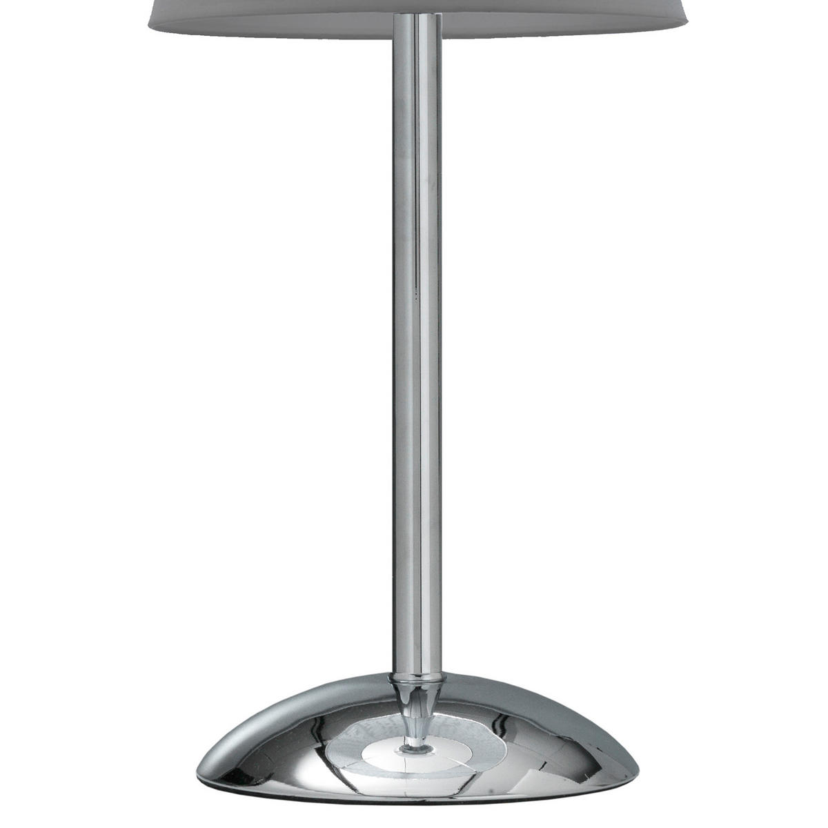 TISCHLEUCHTE 20/54 cm   - Chromfarben/Grau, KONVENTIONELL, Textil/Metall (20/54cm)