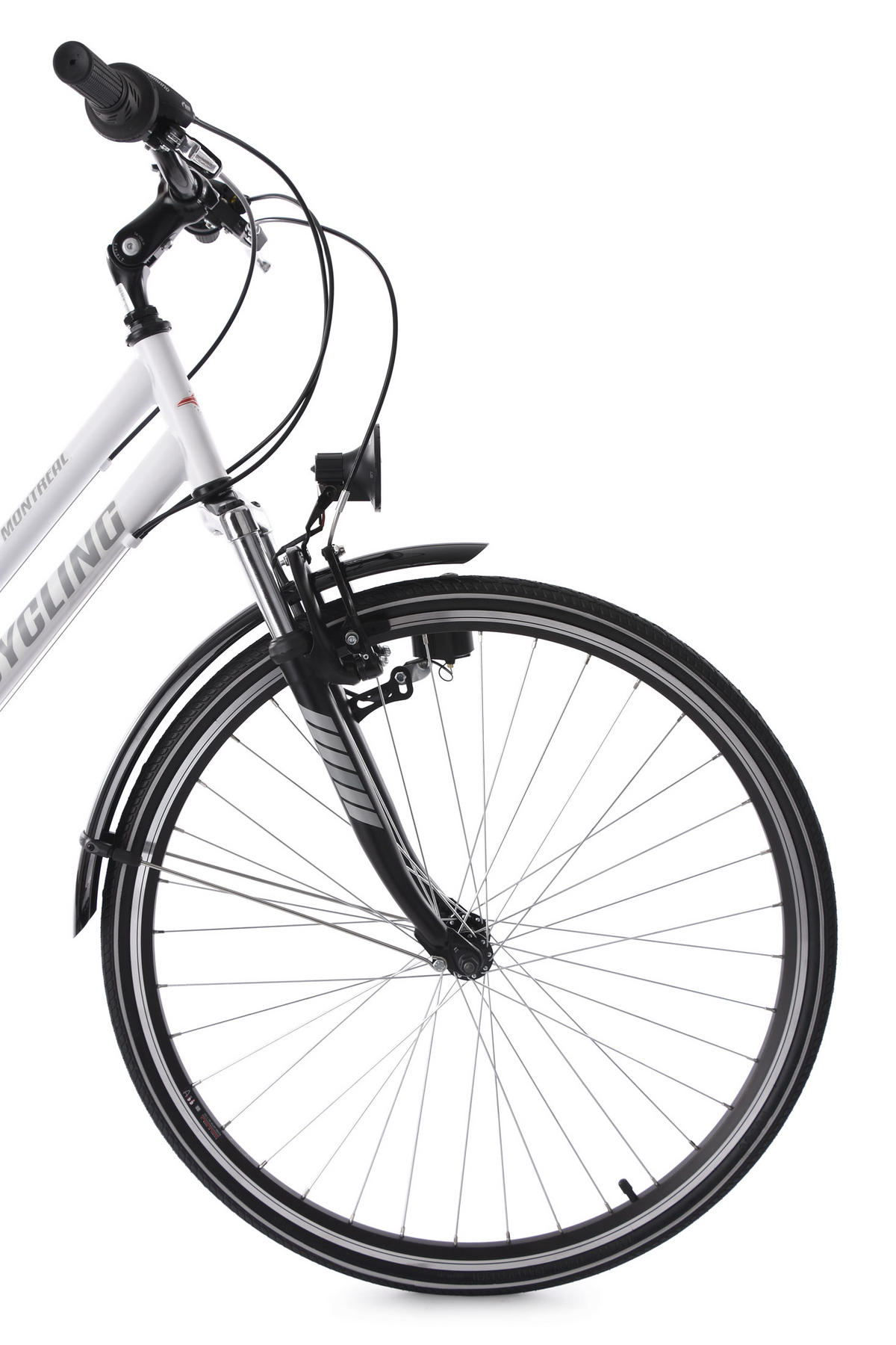 TREKKINGRAD 28 Zoll Damen  - Weiß, Basics, Metall (180/70/80cm) - Da Capo