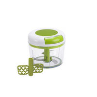 UNIVERSALZERKLEINERER - Weiss/Grün, Basics, Kunststoff/Metall (13,3/11,8cm) - Homeware Profession.