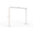 PASSEPARTOUTRAHMEN 256/240/12 cm - Weiß, KONVENTIONELL, Holzwerkstoff (256/240/12cm) - Venda